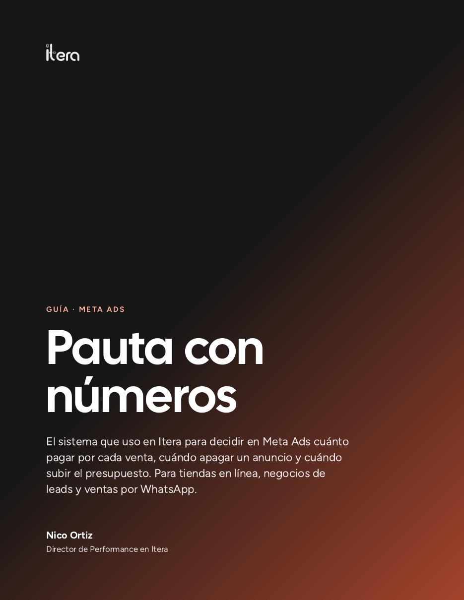 Pauta con números